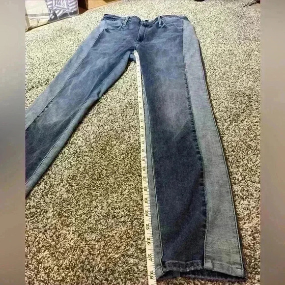Good American Women's Good Waist Two Tone Side Stripe Skinny - Size 6/28- Note - Picture 3 of 12